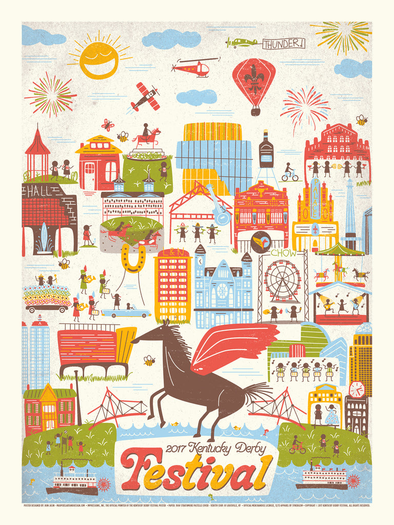 2017 Kentucky Derby Festival Poster